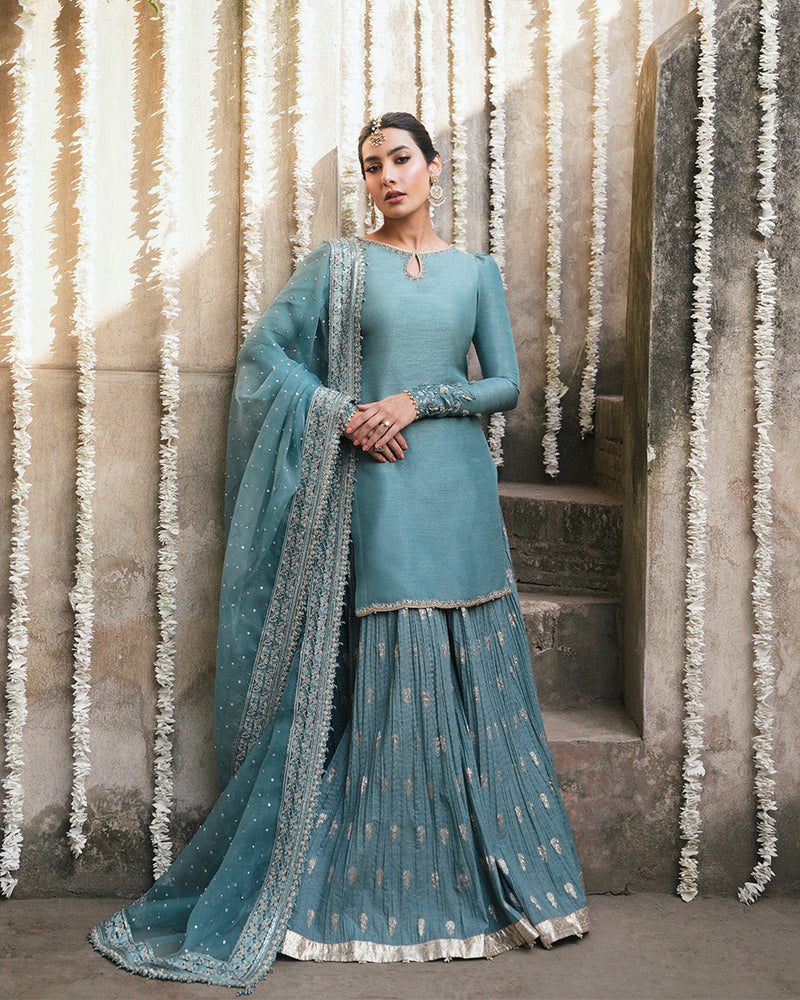 Faiza Saqlain | Zimmal Formals | Tisha by Faiza Saqlain - Designer Dress - Type: Ladies Clothes - Available at Libayah - 100% Original