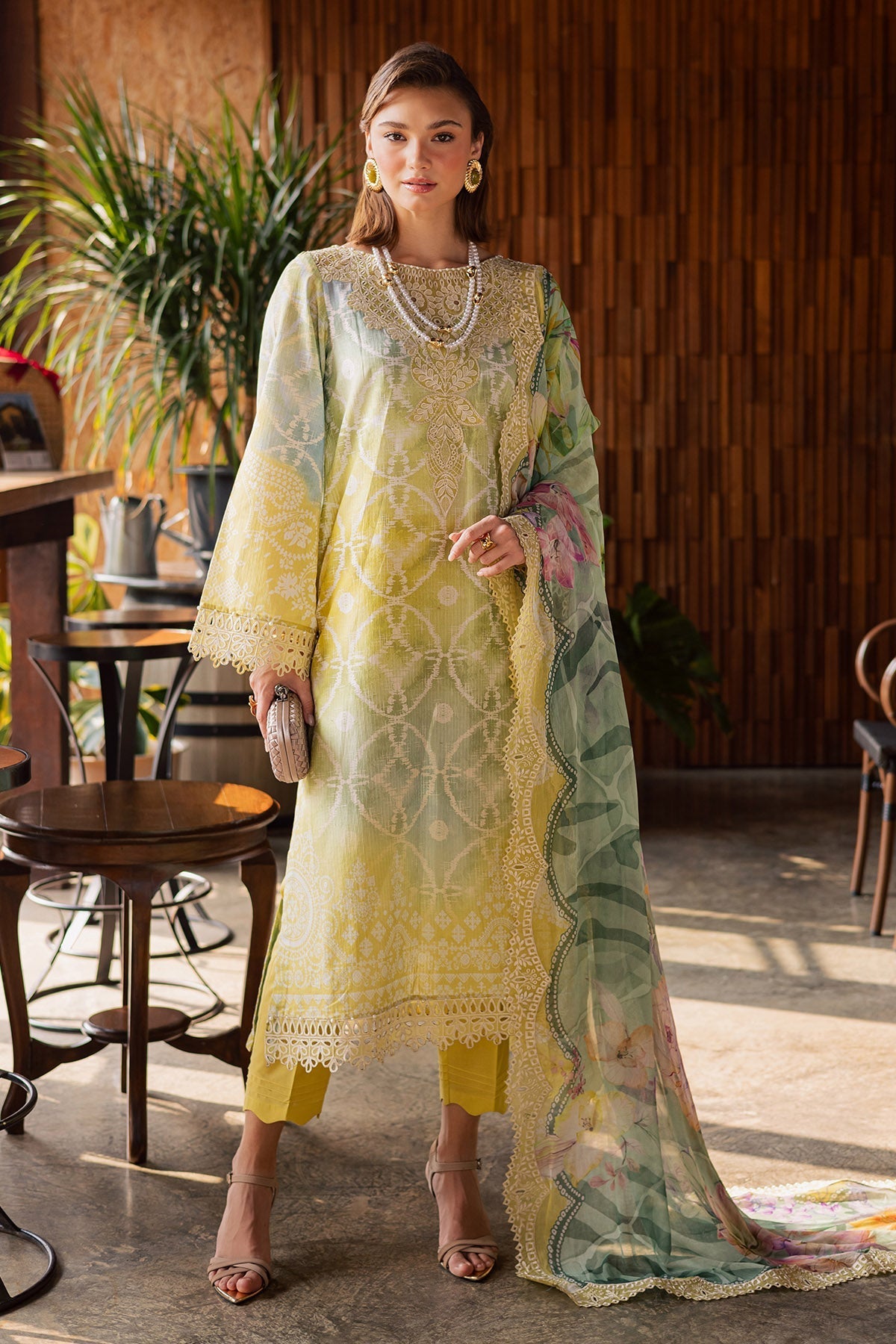 Nureh | Gardenia Lawn 26 |NSG-207 by Nureh - Designer Dress  - Type : Ladies Clothes - Available at Libayah - 100% Original 