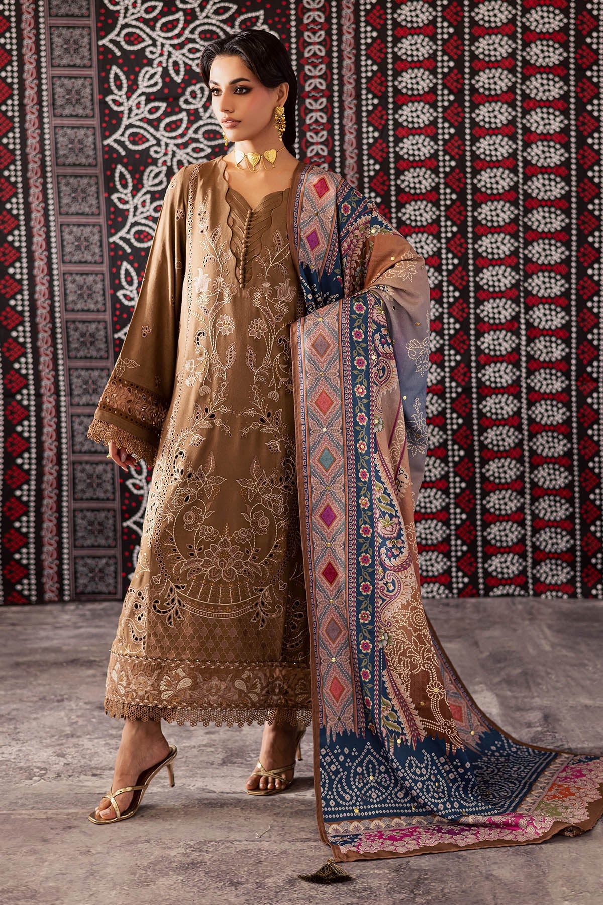 Nureh | Bazaar Luxe 25 | NE-205 by Nureh - Designer Dress  - Type : Ladies Clothes - Available at Libayah - 100% Original 
