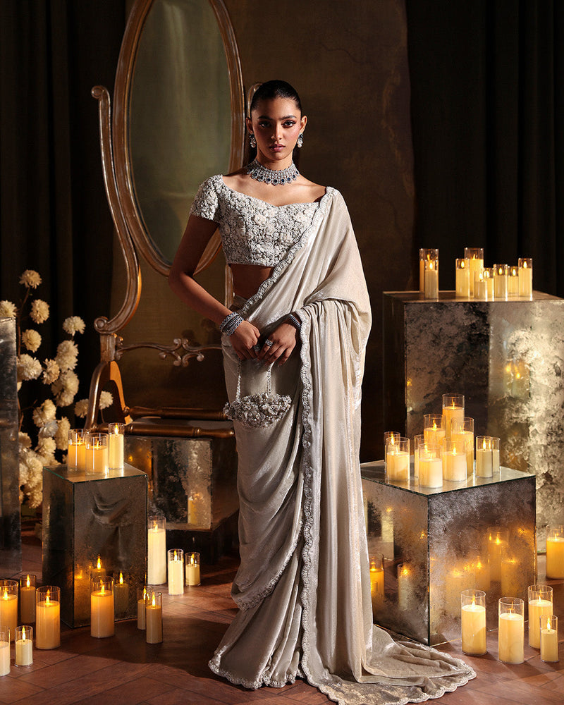 Faiza Saqlain | Zaeva Wedding Formals | Zahavah by Faiza Saqlain - Designer Dress  - Type : Ladies Clothes - Available at Libayah - 100% Original 