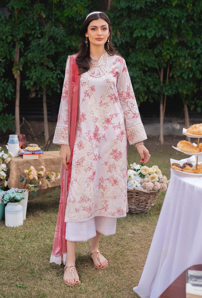 Humdum | Gardenia Lawn 24 | Printkari Lawn PLG 06 by HumDum - Designer Dress - Type: Ladies Clothes - Available at Libayah - 100% Original