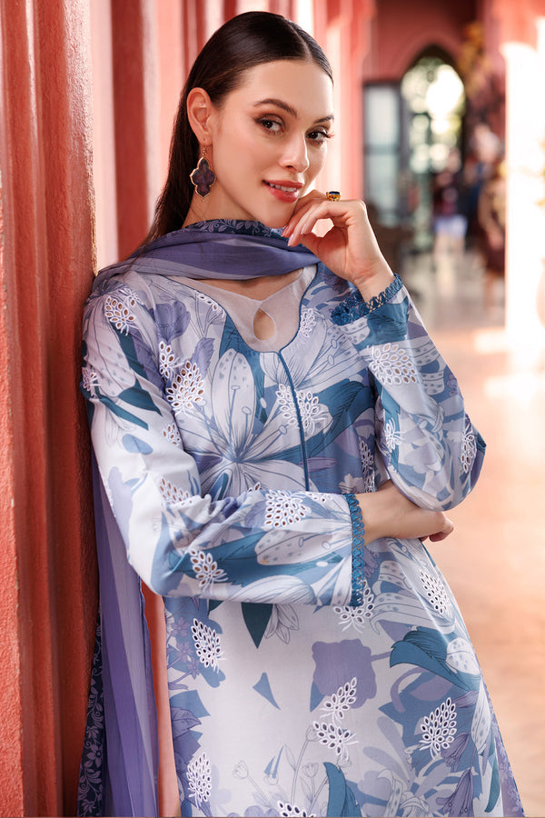 Farasha | Printed Essentials | Blue Passion by Farasha - Designer Dress - Type: Ladies Clothes - Available at Libayah - 100% Original