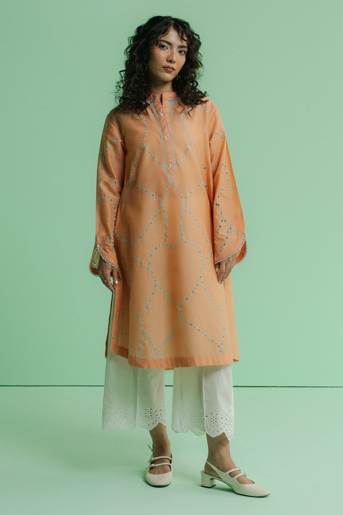 Zara Shahjahan | Love Coco SS 25 | CR25C0554 by Zara Shahjahan - Designer Dress  - Type : Ladies Clothes - Available at Libayah - 100% Original 
