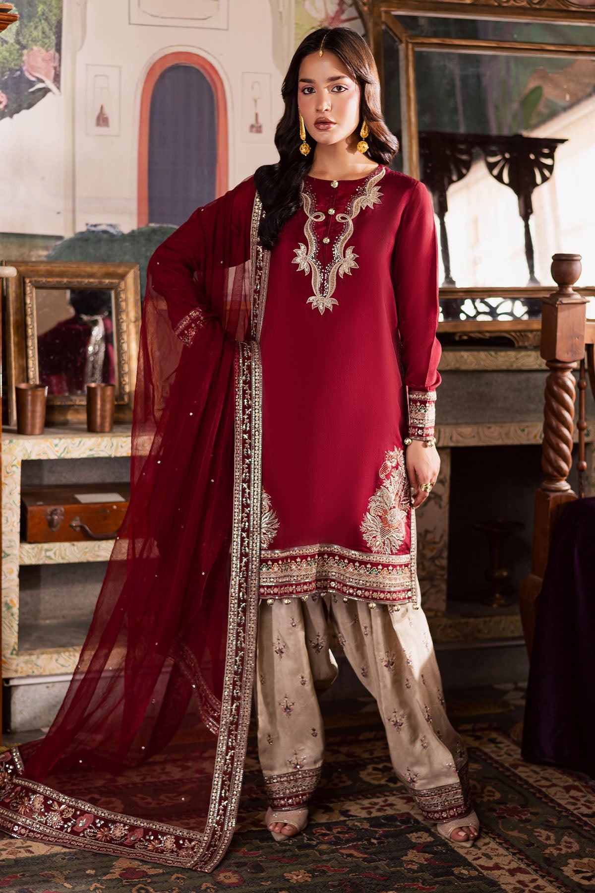Nureh | Nur Mahal | NE-193 by Nureh - Designer Dress - Type : Ladies Clothes - Available at Libayah - 100% Original 