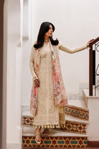 Emaan Adeel | Mirabelle Festive Luxury Lawn | BLOSSOM BLISS by Emaan Adeel - Designer Dress  - Type : Ladies Clothes - Available at Libayah - 100% Original 