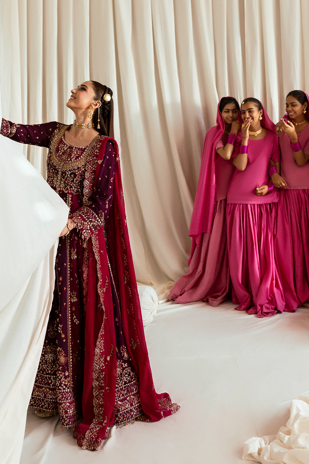 Emaan Adeel | The Empress Wedding Formals | AVORIA by Emaan Adeel - Designer Dress  - Type : Ladies Clothes - Available at Libayah - 100% Original 