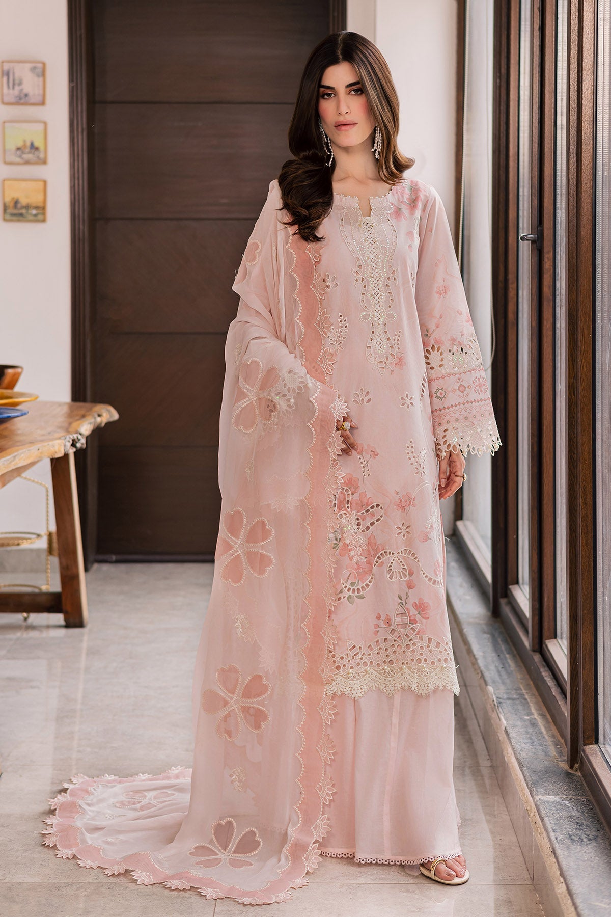 Nureh | Raha Lawn | NE-261 by Nureh - Designer Dress  - Type : Ladies Clothes - Available at Libayah - 100% Original 