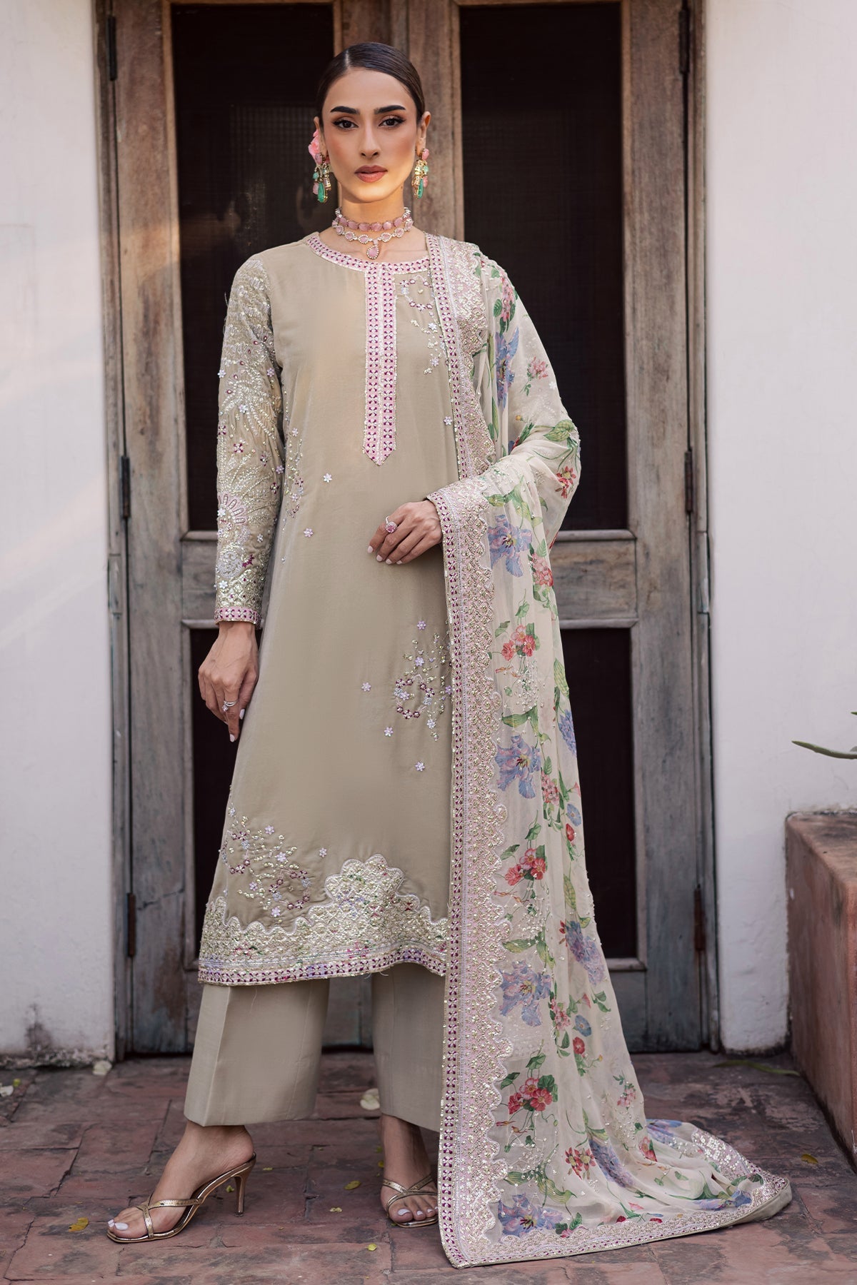 Nureh | Maya Velvet | NW-119 by Nureh - Designer Dress  - Type : Ladies Clothes - Available at Libayah - 100% Original 