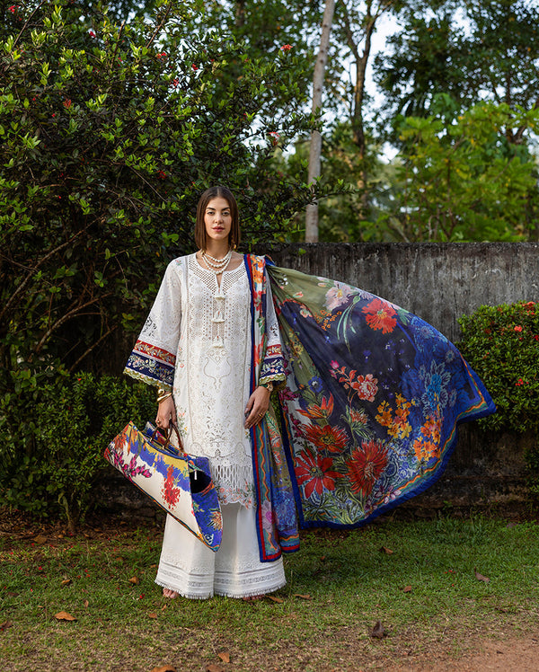 Esmel | Mon Tresor Luxe Lawn 26 | Clair De Lune by Esmel - Designer Dress - Type : Luxury Dress - Available at Libayah - 100% Original