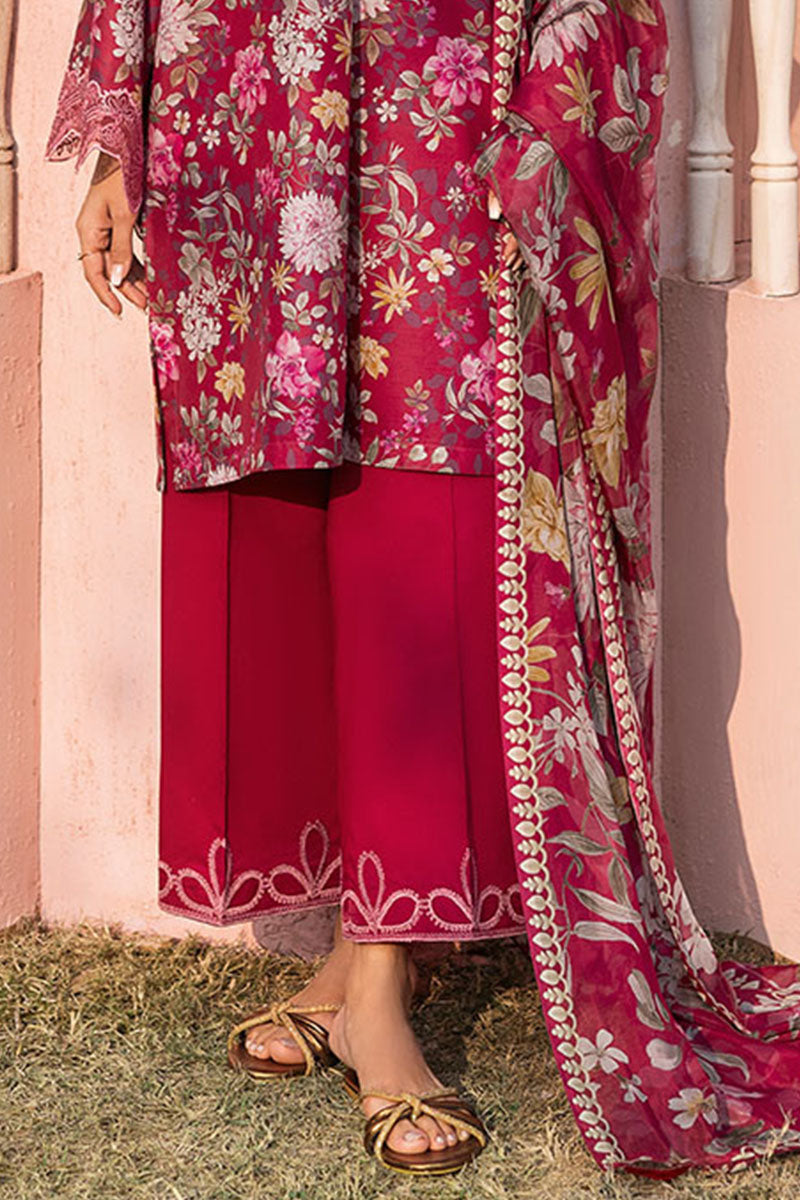 Cross Stitch | Premium Lawn 25 | WHIMSICAL ZEST by Cross Stitch - Designer Dress - Type: Ladies Clothes - Available at Libayah - 100% Original