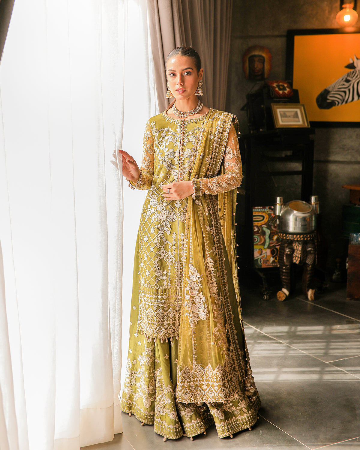 Faiza Saqlain | Nira Festive | Rozhin by Faiza Saqlain - Designer Dress  - Type : Wedding Dress - Available at Libayah - 100% Original 