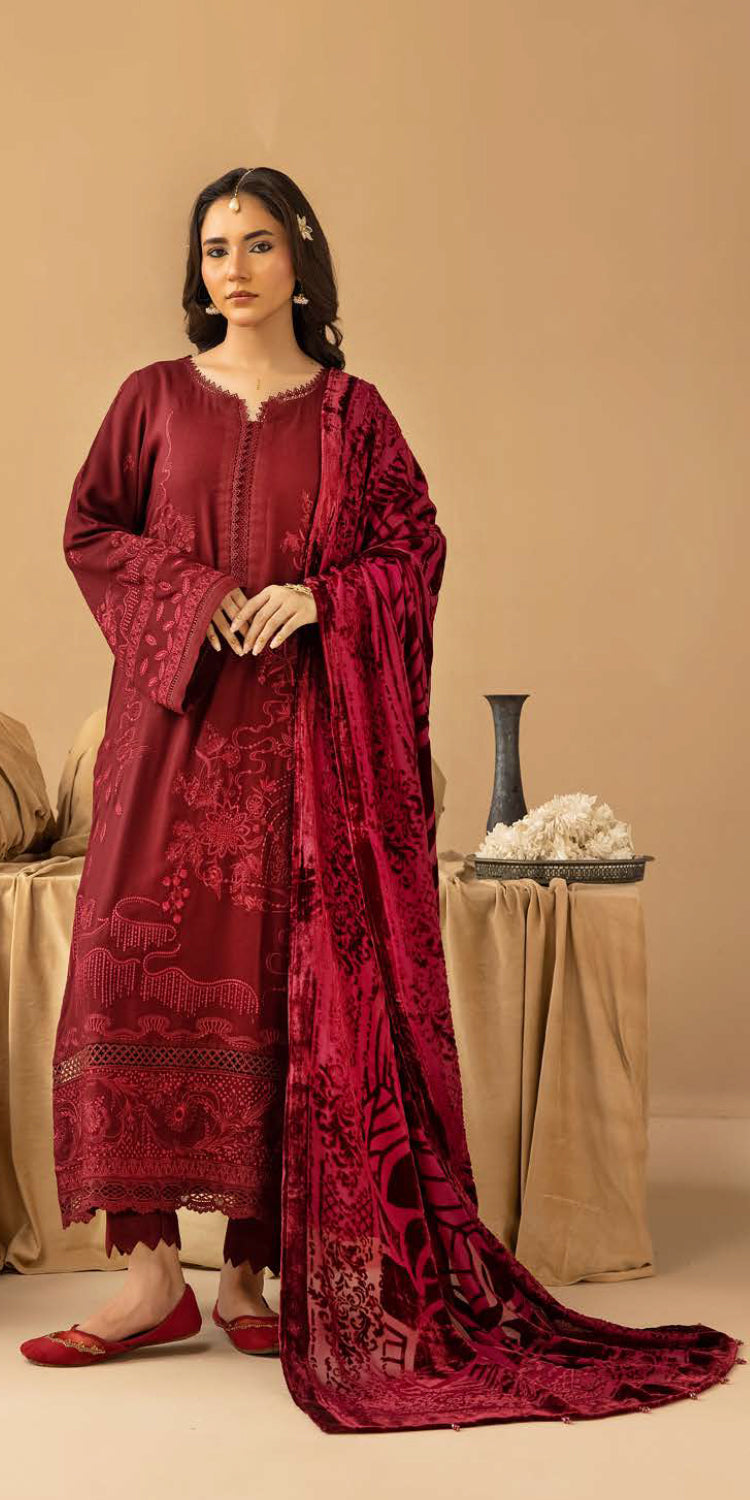 DS-17 – authentic Pakistani dress from the Riaz Arts Dastaan Winter 25 collection for women in the UK