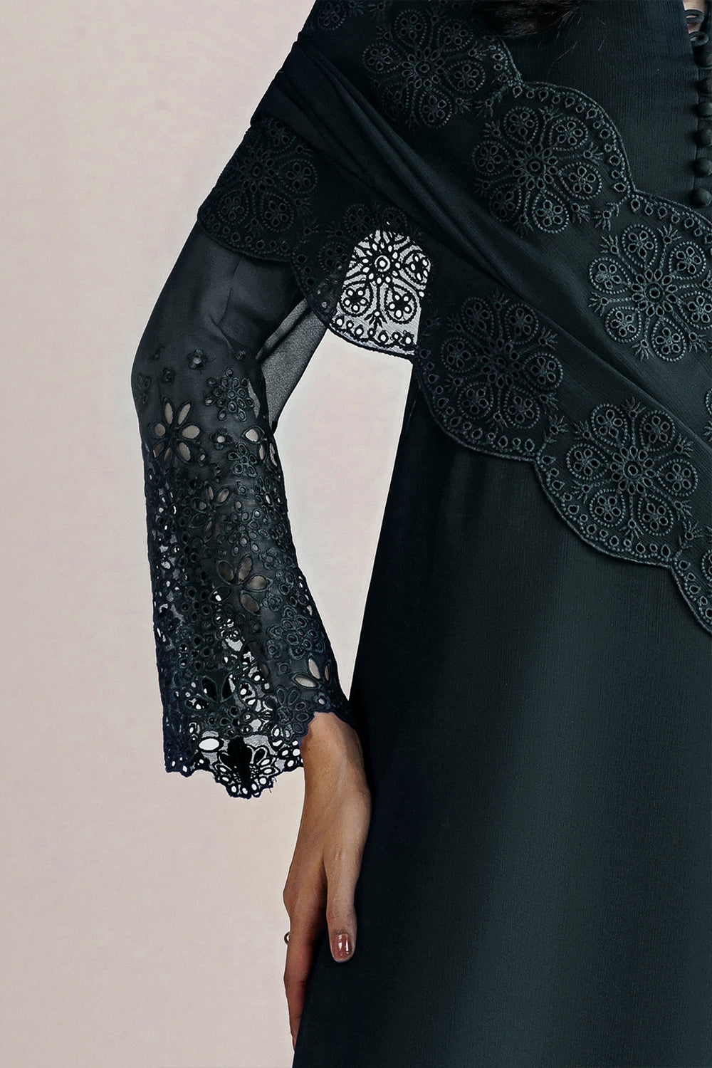 Farasha | Chiffon Essentials 26 | Moonlit Smoke by Farasha - Designer Dress  - Type : Ladies Clothes - Available at Libayah - 100% Original 