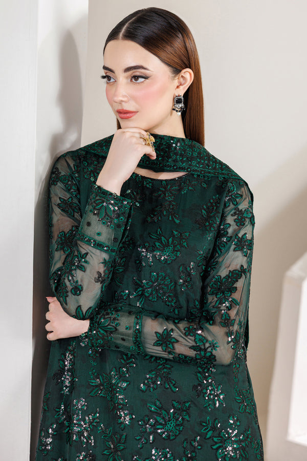 Farasha | Formals 26 | Jade Majesty - Designer Dress - Type : Ladies Clothes - Available at Libayah - 100% Original