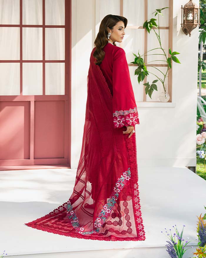 Zevk | Flora Festive Lawn | ZINNIA by Zevk - Designer Dress - Type: Ladies Clothes - Available at Libayah - 100% Original