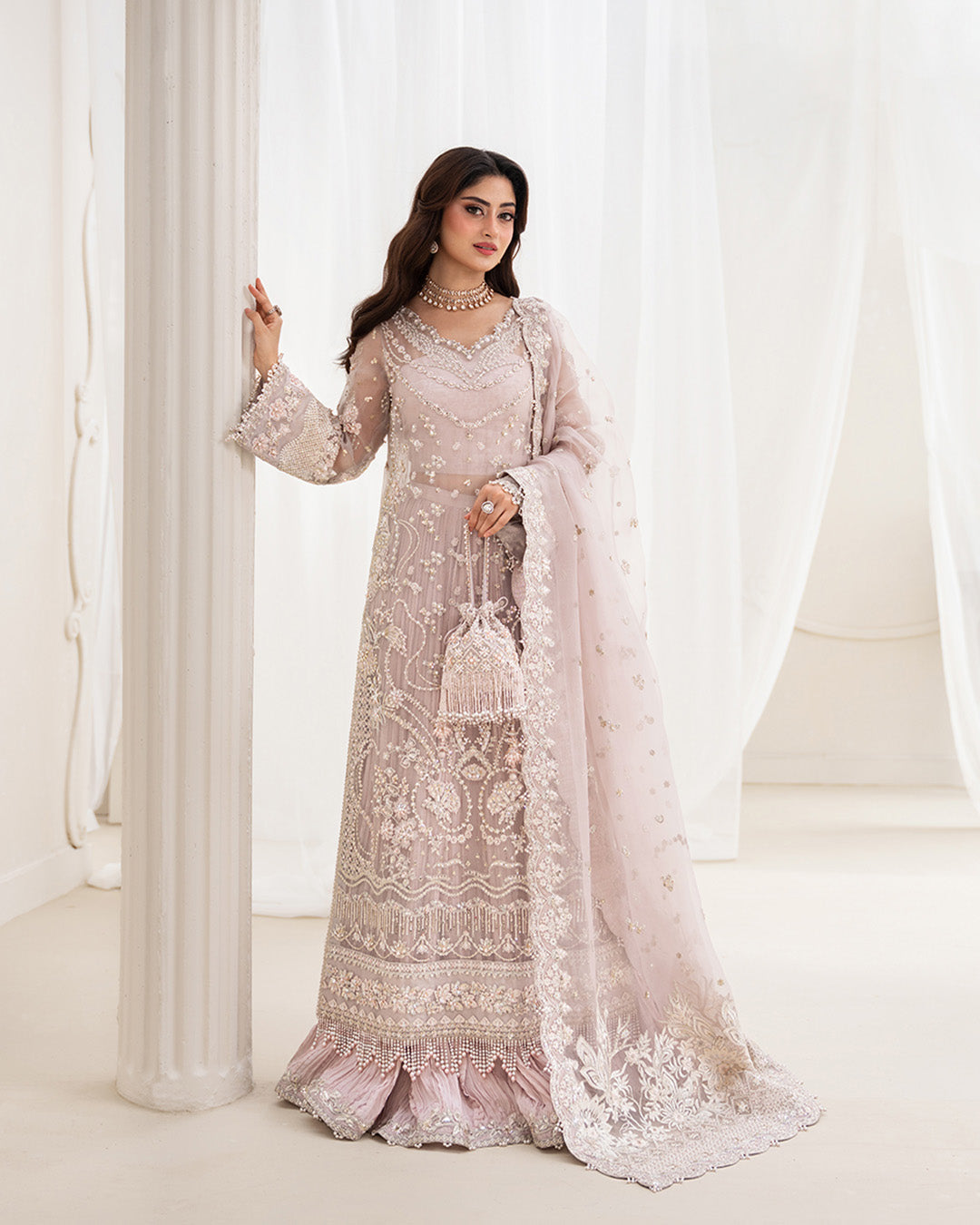 Faiza Saqlain | Rua Wedding Formals | Ela by Faiza Saqlain - Designer Dress  - Type : Ladies Clothes - Available at Libayah - 100% Original 
