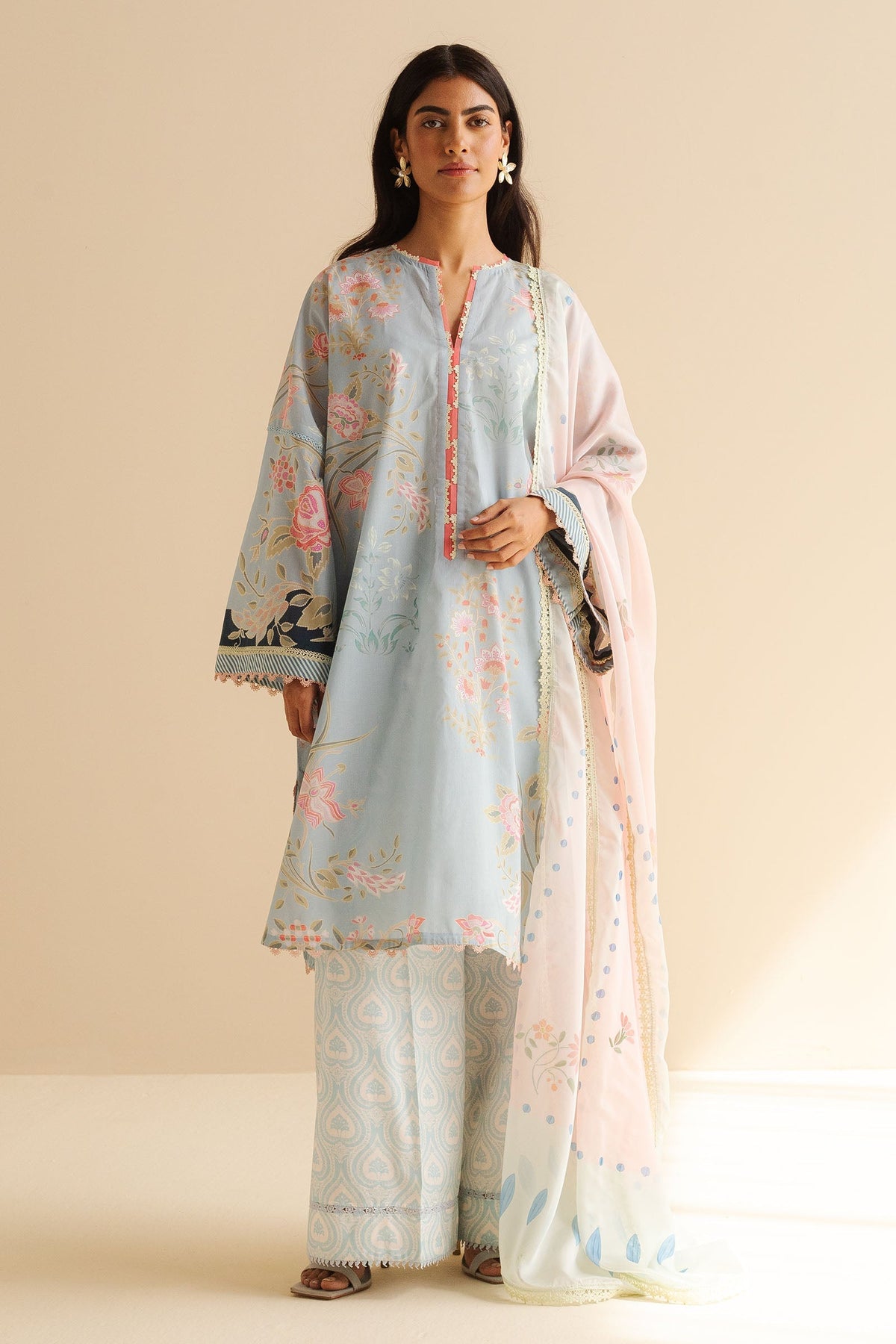 Zara Shahjahan | Coco Prints | Vara-8B by Zara Shahjahan - Designer Dress - Type: Ladies Clothes - Available at Libayah - 100% Original