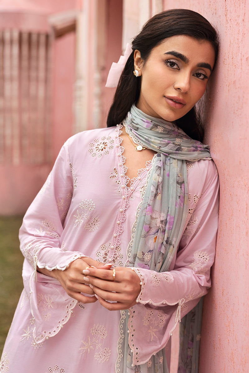 Cross Stitc h | Premium Lawn 25 | SOFT PETAL by Cross Stitch - Designer Dress - Type: Ladies Clothes - Available at Libayah - 100% Original