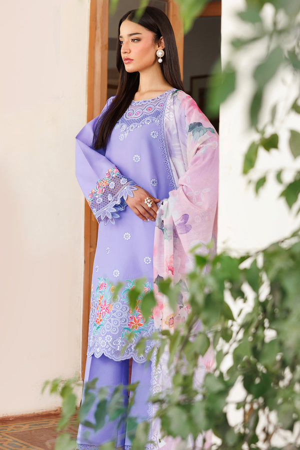 Farasha | Summer Weaves Embroidered Lawn | Lavender Dew by Farasha - Designer Dress - Type: Ladies Clothes - Available at Libayah - 100% Original