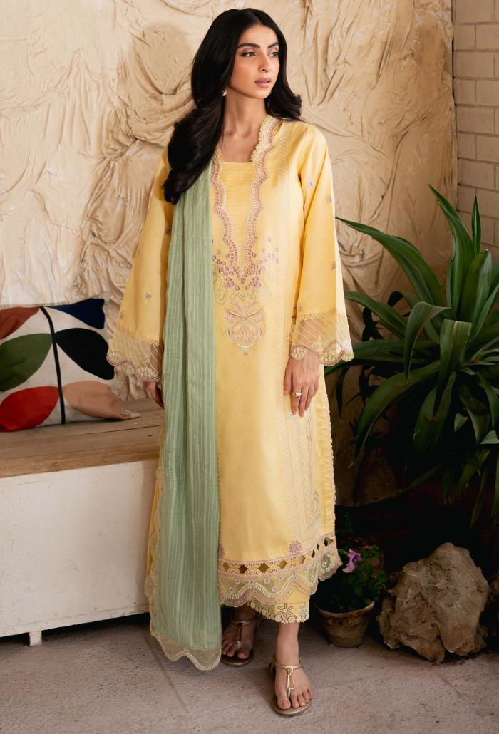 Humdum | Mirha Lawn 25 | Mirha - D09 by Humdum - Designer Dress - Type: Ladies Clothes - Available at Libayah - 100% Original