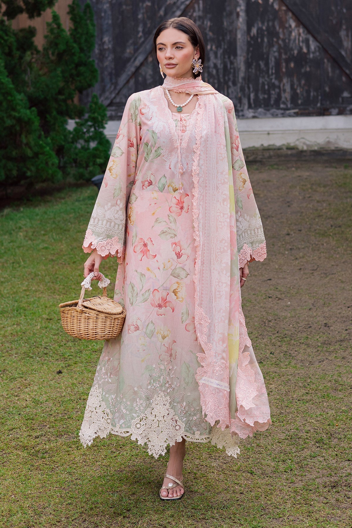 Nureh | Gardenia Lawn 26 | NSG-208 by Nureh - Designer Dress  - Type : Ladies Clothes - Available at Libayah - 100% Original 