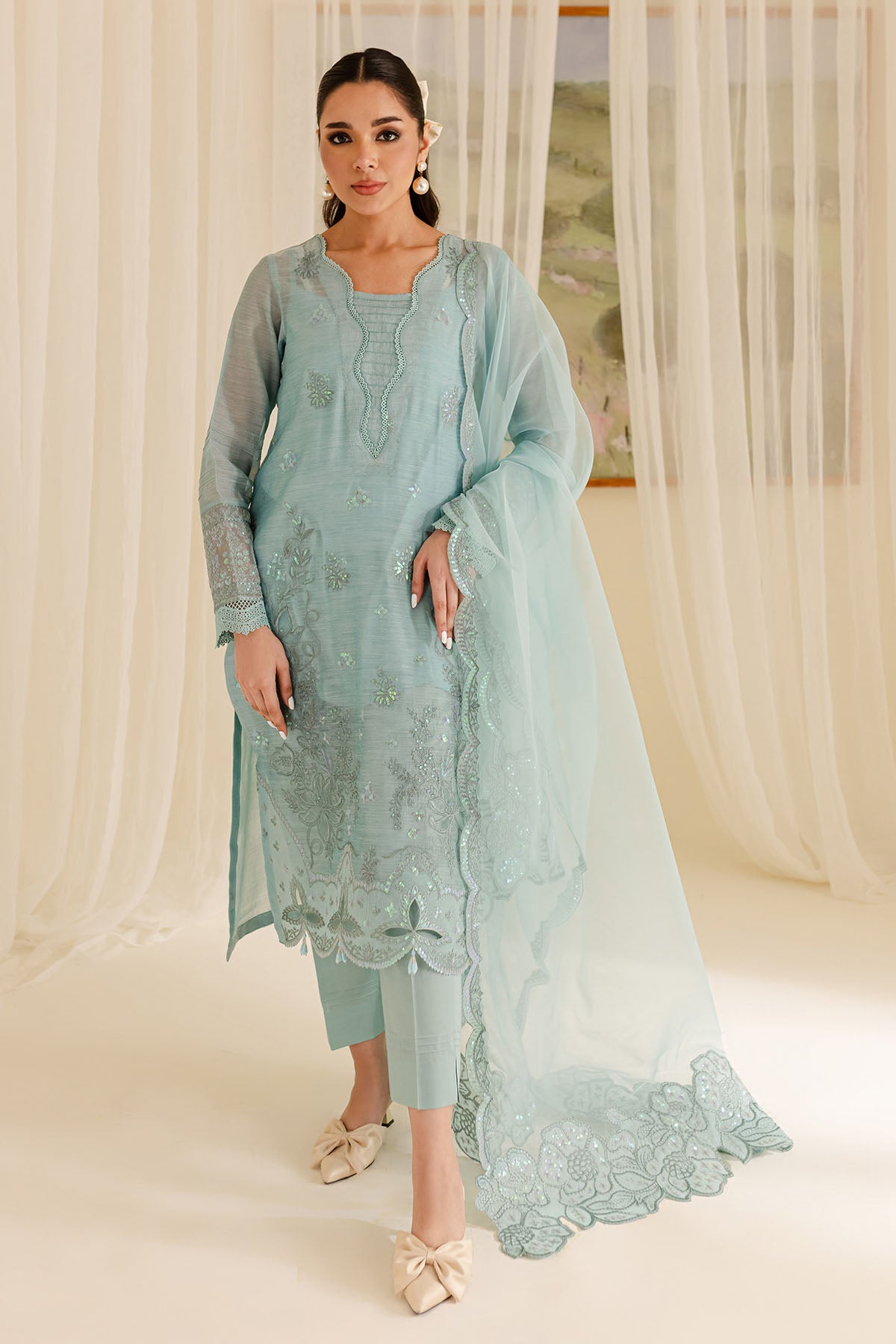 Nureh | Shades of Summer | NP-598 by Nureh - Designer Dress  - Type : Ladies Clothes - Available at Libayah - 100% Original 