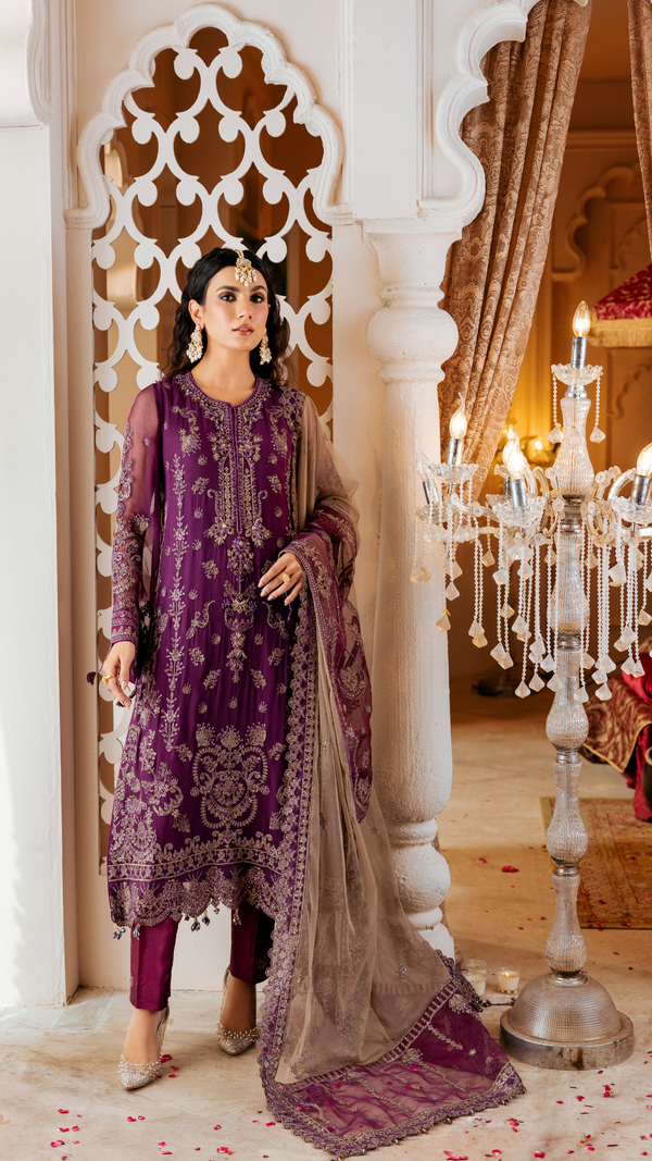Zebtan | Zircon Wedding Formals | AFREEN ZQ-08 by Zebtan - Designer Dress - Type: Ladies Clothes - Available at Libayah - 100% Original