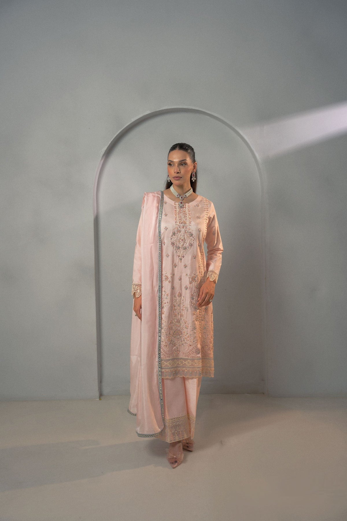 Fozia Khalid | Dilkash Festive Wear 25 | Mira by Fozia Khalid - Designer Dress - Type : Ladies Clothes - Available at Libayah - 100% Original 