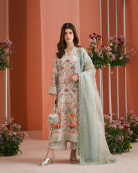 Faiza Saqlain | Roim Silk Edit | Tayma by Faiza Saqlain - Designer Dress  - Type : Luxury Dress - Available at Libayah - 100% Original 