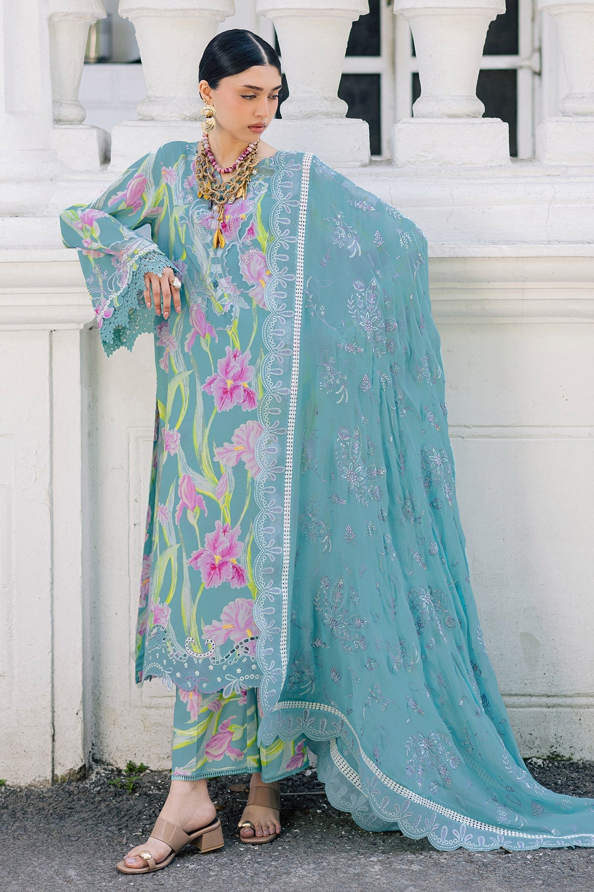 Nureh | Maya Lawn | NS-167 by Nureh - Designer Dress  - Type : Ladies Clothes - Available at Libayah - 100% Original 