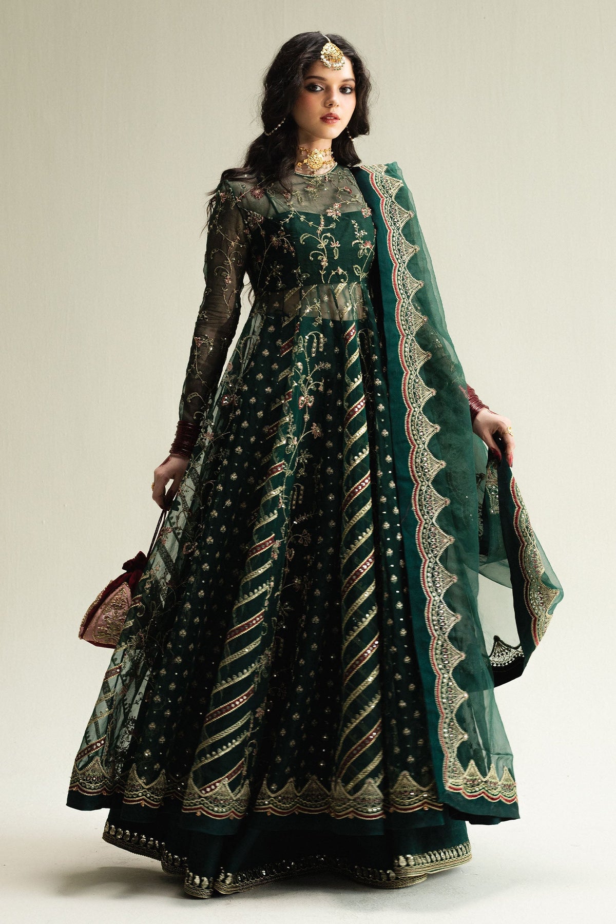 Bayaan – authentic Pakistani wedding dress from the Zara Shahjahan Wedding Formals 25 bridal collection for women in the UK