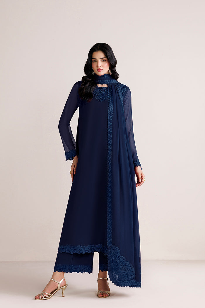 Farasha | Chiffon Essentials 26 | Sapphire Muse by Farasha - Designer Dress  - Type : Ladies Clothes - Available at Libayah - 100% Original 