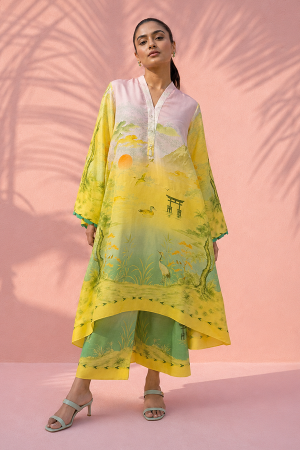 Sania Maskatiya | Summer Festive 26 | Yashal by Sania Maskatiya - Designer Dress  - Type : Ladies Clothes - Available at Libayah - 100% Original 