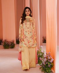 Faiza Saqlain | Roim Silk Edit | Resal by Faiza Saqlain - Designer Dress  - Type : Luxury Dress - Available at Libayah - 100% Original 