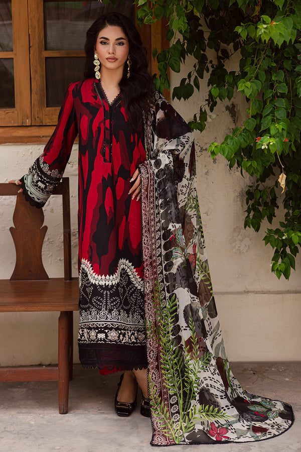 Nureh | Signature Printed Linen | SP-169 by Nureh - Designer Dress  - Type : Ladies Clothes - Available at Libayah - 100% Original 