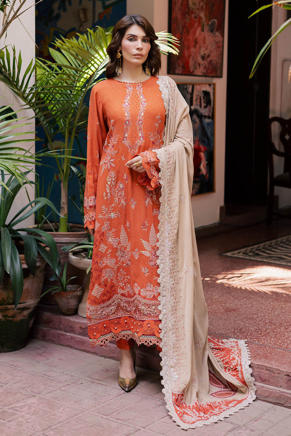 Nureh | Exclusive Leather Peach | NE-184 by Nureh - Designer Dress - Type : Ladies Clothes - Available at Libayah - 100% Original 