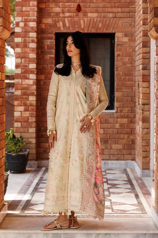 Emaan Adeel | Mirabelle Festive Luxury Lawn | BLOSSOM BLISS by Emaan Adeel - Designer Dress  - Type : Ladies Clothes - Available at Libayah - 100% Original 