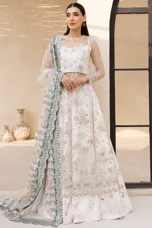 Farasha | Lu Zella Premium Formals 25 | Moonlight Mist by Farasha - Designer Dress  - Type : Ladies Clothes - Available at Libayah - 100% Original 