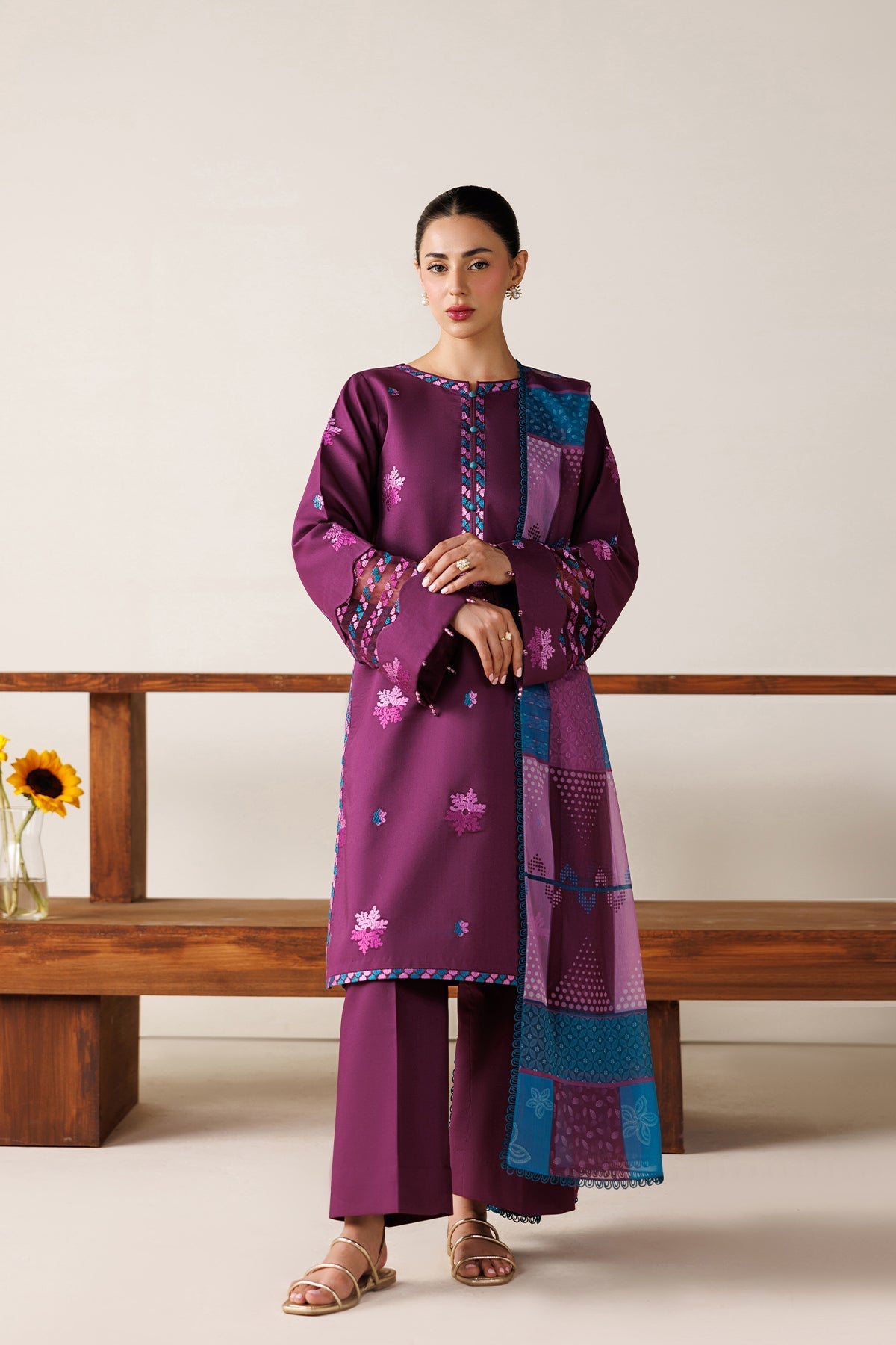Farasha | Summer Melody 26 | Rose Muave by Farasha - Designer Dress  - Type : Ladies Clothes - Available at Libayah - 100% Original 
