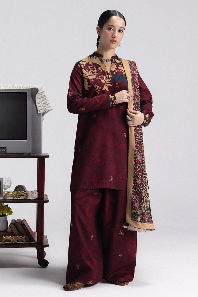 Zara ShahJahan | Coco Prints Winter 26 | Iris-8A by Zara ShahJahan - Designer Dress  - Type : Ladies Clothes - Available at Libayah - 100% Original 