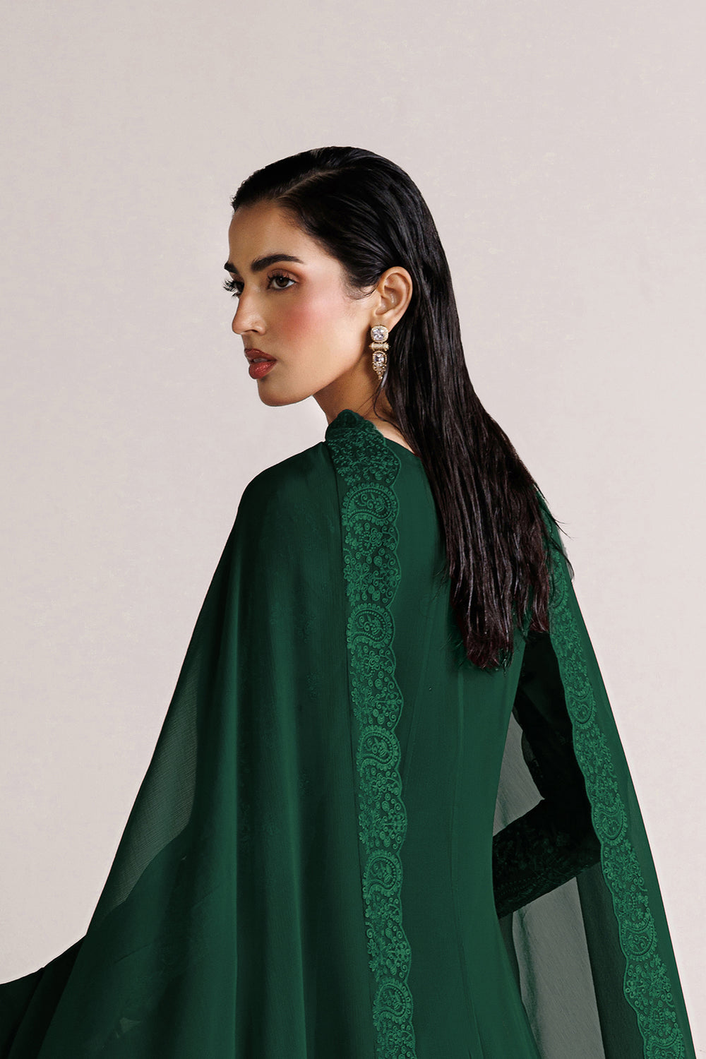 Farasha | Chiffon Essentials 26 | Jade Mosaic by Farasha - Designer Dress  - Type : Ladies Clothes - Available at Libayah - 100% Original 