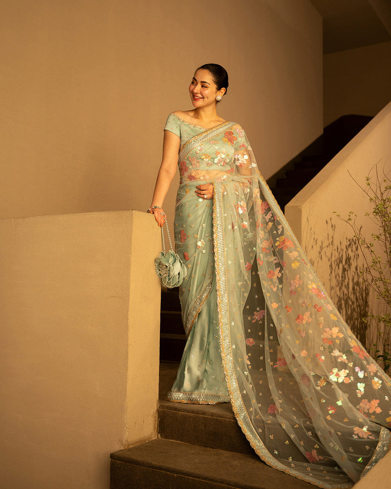 Faiza Saqlain | Reina Luxe | Nureet by Faiza Faisal - Designer Dress  - Type : Ladies Clothes - Available at Libayah - 100% Original 