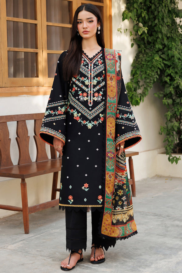 Farasha | Summer Weaves Embroidered Lawn | Midnight Veil by Farasha - Designer Dress - Type: Ladies Clothes - Available at Libayah - 100% Original