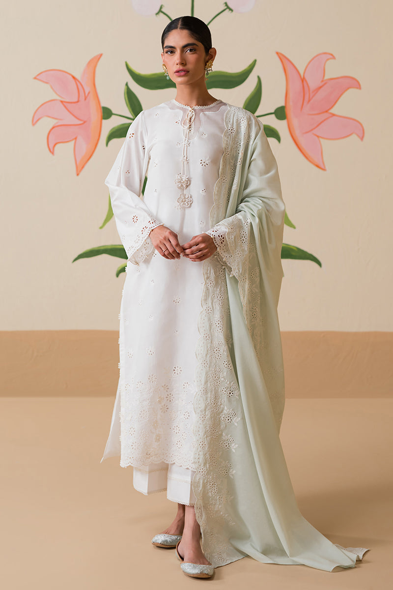 Cross Stitch | Chikankari Lawn Collection | P-06 by Cross Stitch - Designer Dress - Type: Ladies Clothes - Available at Libayah - 100% Original