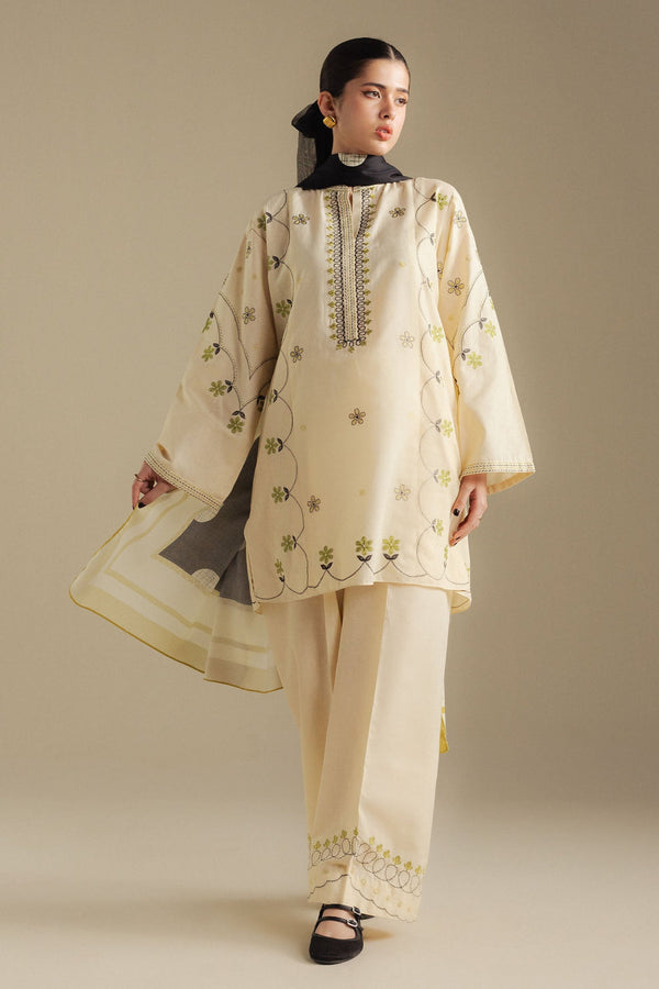 Zara Shahjahan | Coco Winter 25 | Fawn-8B - Designer Dress - Type : Ladies Clothes - Available at Libayah - 100% Original