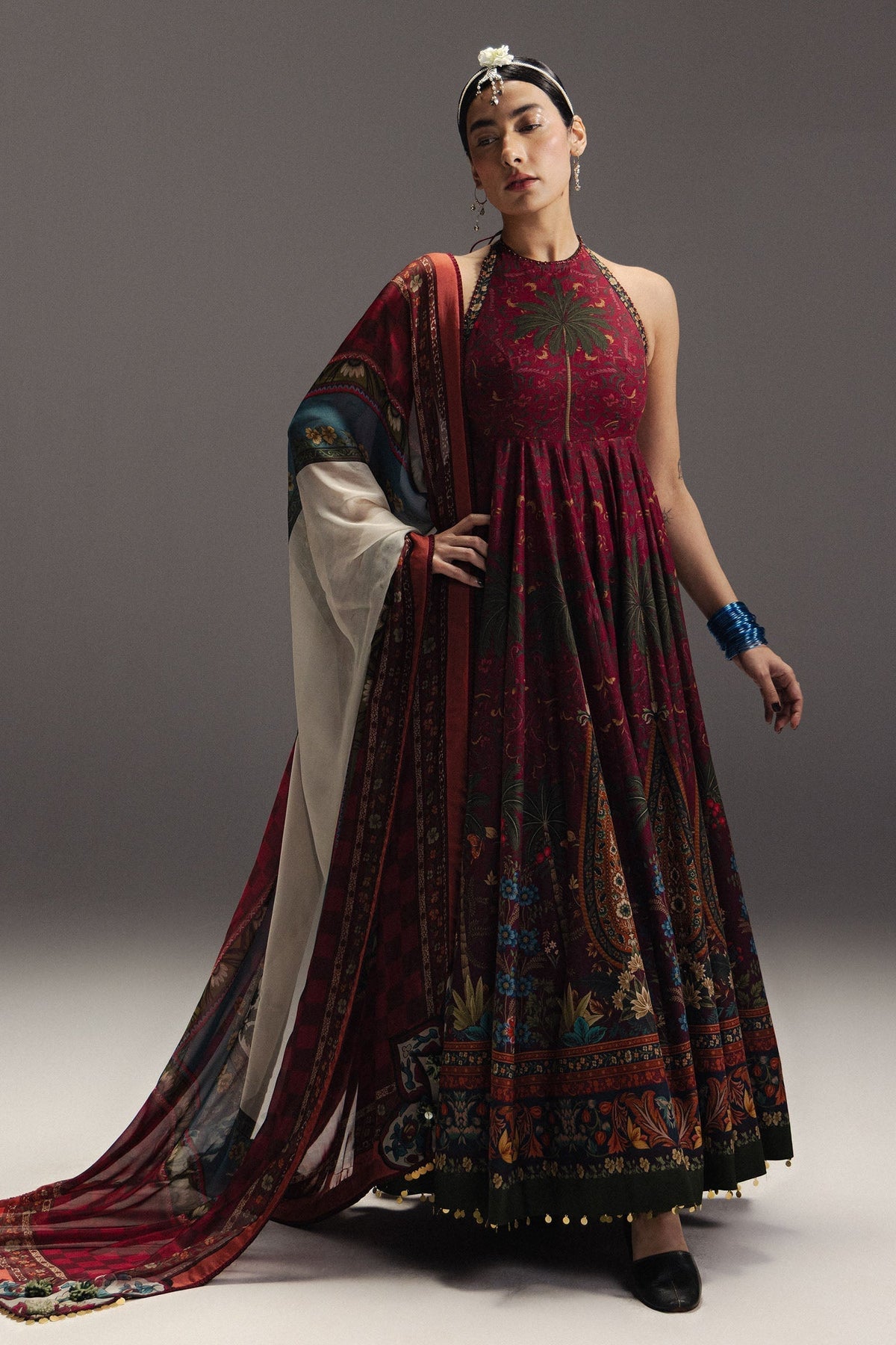 Zara Shahjahan | Anarkali 26 | Firdaus-D6 - Designer Dress - Type : Ladies Clothes - Available at Libayah - 100% Original