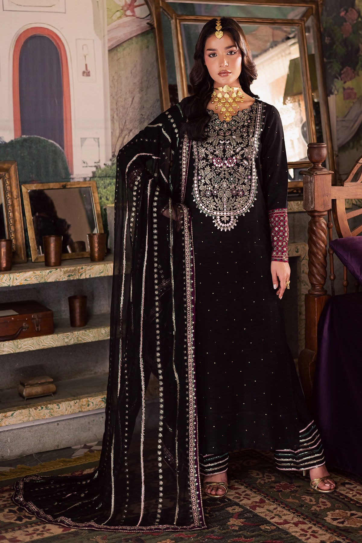 Nureh | Nur Mahal | NE-197 by Nureh - Designer Dress - Type : Ladies Clothes - Available at Libayah - 100% Original 