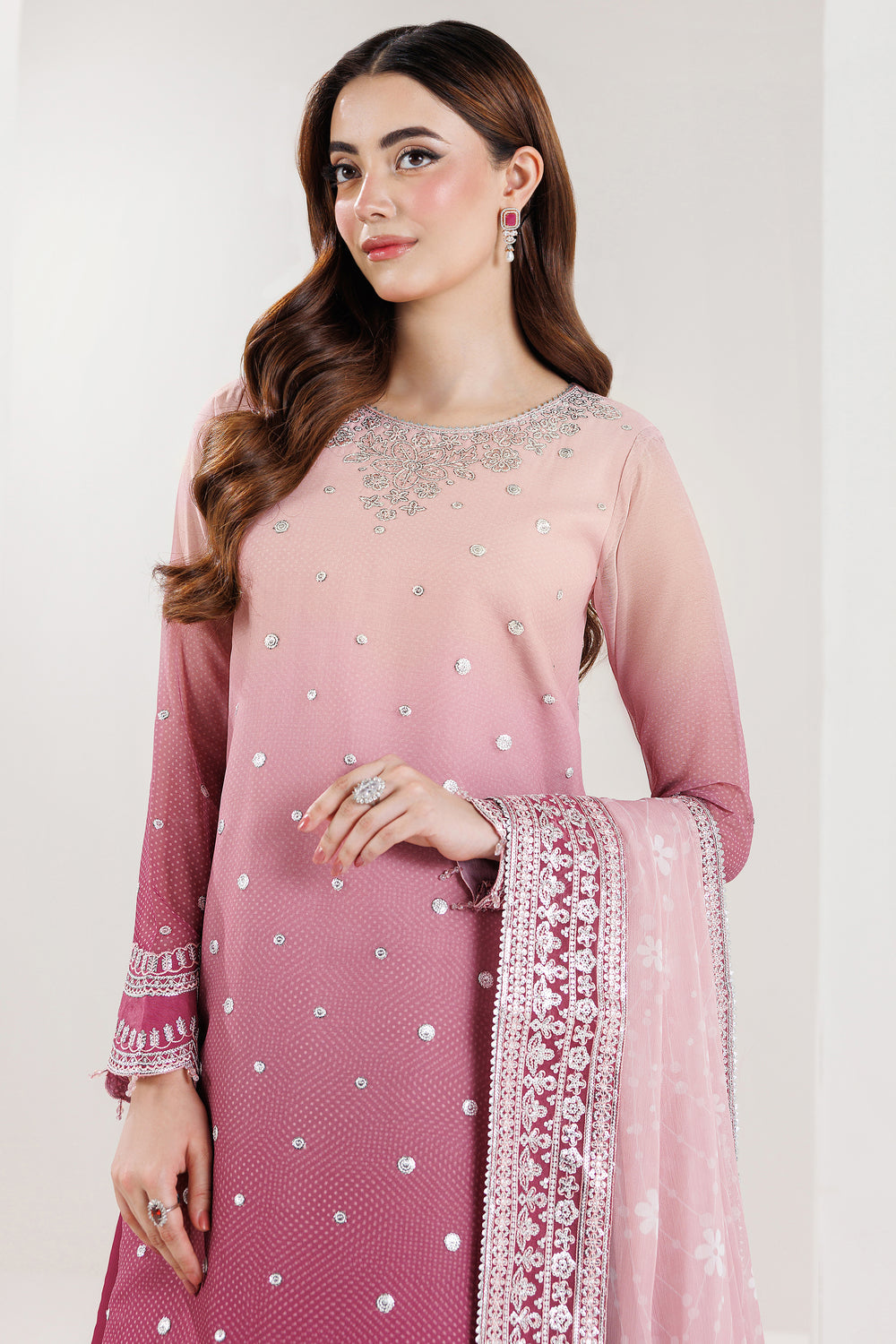 Farasha | Formals 26 | Rosette Blush - Designer Dress - Type : Ladies Clothes - Available at Libayah - 100% Original