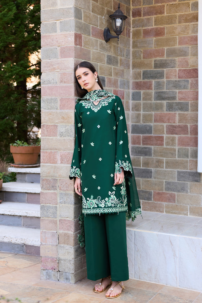 Farasha | Sorine Summer 26 | Green Elegance by Farasha - Designer Dress  - Type : Ladies Clothes - Available at Libayah - 100% Original 