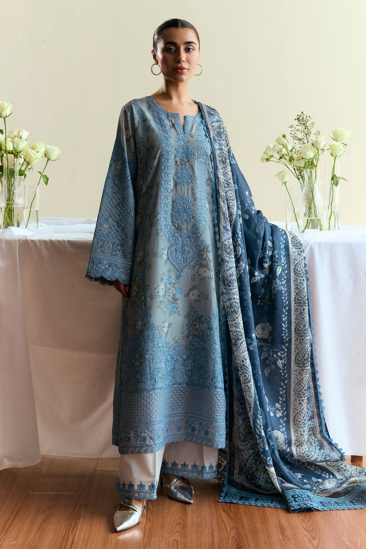 Zara Shahjahan | Coco Eid Edit | Fleuron-D6 by Zara Sahjahan - Designer Dress - Type: Ladies Clothes - Available at Libayah - 100% Original